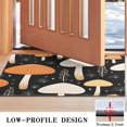 thumbnail image 3 of Colorful Mushroom Plant Black Pattern Door Rugs,Washable Non Slip Door Mats Indoor,Decorative Door Mats,Entry Mat Indoor for Entrance,Bedroom,Kitchen,Bathroom,17"x30", 3 of 6