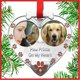 thumbnail image 2 of Adorno Navideño Con Foto De Perro, Adorno Para Mascotas De Doble Imagen, Adorno Con Huellas De Patas En Mi Corazón, Adorno Conmemorativo Para Perros, 2 of 5
