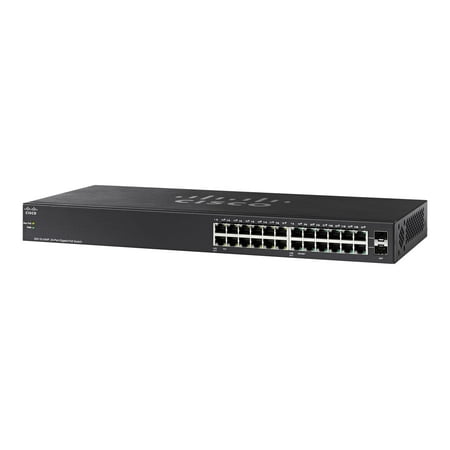 Cisco Small Business SG112-24 - Switch - unmanaged - 24 x 10/100/1000 + 2 x combo Gigabit SFP - (Best Cisco Switch For Small Business)