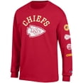 thumbnail image 2 of Men's Champion  Red Kansas City Chiefs Seal Long Sleeve T-Shirt, 2 of 3
