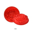 thumbnail image 3 of Bewildely Molde de silicona para flores, galleta, pastel, herramienta para hornear, de aromaterapia reutilizable, molde, utensilios de decoración de Herramientas y accesorios para hornear Rojo Bewildely HA074923-01, 3 of 6