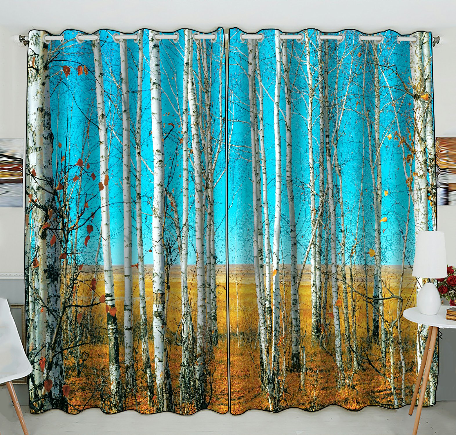 phfzk-woodland-forest-landscape-window-curtain-birch-tree-branches