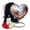 #2 Maammoth, variant on Yatskia Skull Maammoth Large Memorial Urns for Human Ashes Adult Male and Female, Decorative Cremation Urn for Ashes Adult Dad, (Heart Large, 8 Inch)