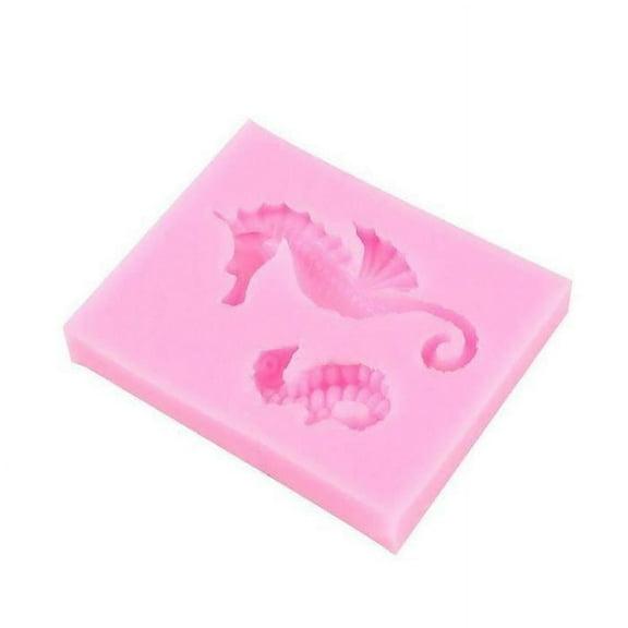 Seahorse Mommy and Baby Silicone Mold