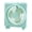 Green, variant on mdesiwst Square Desk Fan USB Rechargeable Low Noise Strong Wind Personal Fan Home Office Travel Outdoor Portable Electric Cooling Fan