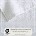 thumbnail image 3 of Great Bay Home Quick-Dry 100% Cotton 6 Pack Hand Towel Set, White, 3 of 6