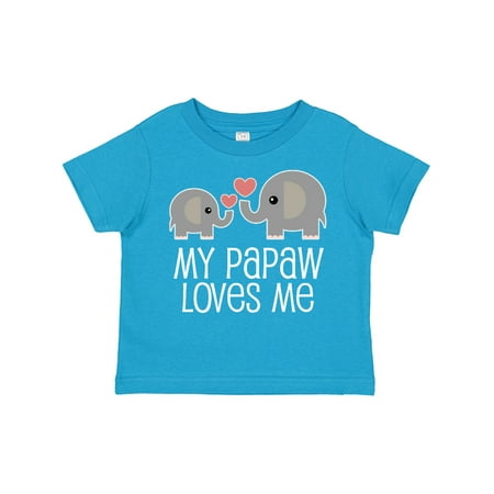 

Inktastic Papaw Grandpa Loves Me Gift Toddler Boy or Toddler Girl T-Shirt