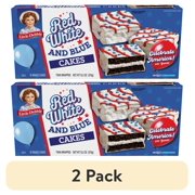 (2 pack) Little Debbie Red, White, & Blue Chocolate Cakes, 13.2 oz (10 count)