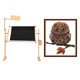 thumbnail image 4 of Soporte de bordado perfecl ajustable para principiantes aro de coser manualidades beige, 4 of 8