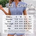 thumbnail image 6 of Morttic Women's Striped Romper with Flutter Sleeves – V-Neck Button Front Belted Waist with Pockets Casual Summer Daily Red，S, 6 of 6