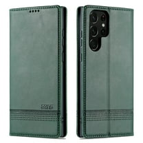 Allytech Flip Case for Samsung Galaxy S25  Case, PU Leather Slim Fit Cards Slots Folio Stand Wallet Cover Case for Samsung Galaxy S25  Plus - Darkgreen