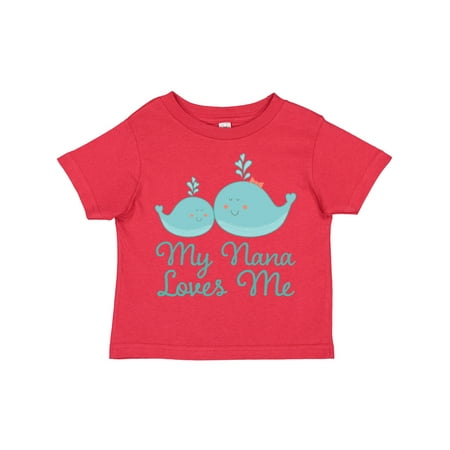 

Inktastic My Nana Loves Me Gift Toddler Boy or Toddler Girl T-Shirt
