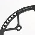 thumbnail image 4 of ancho estrecho de bicicleta 130BCD de cadena de una sola (elija 45T 47T 53T 56T 58T) + 1 par de bielas de 170 mm (izquierda - Negro 58T 45T-58T Soledad Bielas de plato de bicicleta de carretera, 4 of 9
