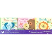 COTTAGE DOOR PRESS Finger Puppet Books 3 Book Set (Mommy and Me/I Love You Every Day/Daddy and Me)