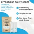 NonScents Shoe Deodorizer Odor Eliminator, Freshener for Sneakers
