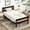 Espresso, variant on Alvantor Twin Bed Frame with Headboard, Wood Twin Platform Bed for Kids, Adults Espresso