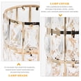 thumbnail image 4 of Phenofice 1Pack Crystal Lampshade for Bulb Lamp European Design 11.8x4.7in, 4 of 5