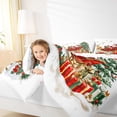thumbnail image 4 of jejeloiu Cartoon Santa Claus Bedding Comforter Set,Merry Christmas Tree Twin Comforter Sets,Xmas Gifts Bedding Set For Girls Boys,Ultra Soft Home Decor Reversible,2 Pieces, 4 of 8