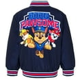 thumbnail image 3 of Paw Patrol Chase Marshall Rubble Varsity Zip Up Bomber Jacket Toddler to Little Kid, 3 of 5