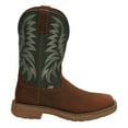 thumbnail image 5 of Justin Men's Rush Short Base Performance Western Boot Broad Square Toe Brown 10 D(M) US, 5 of 5