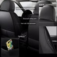 thumbnail image 2 of WRWolf Seat Covers for Toyota RAV4 2013-2018 | 5-Seats Leather Seat Covers, Easy to Install Automotive Seat Covers Full Set (Full Set, Black&White), 2 of 7