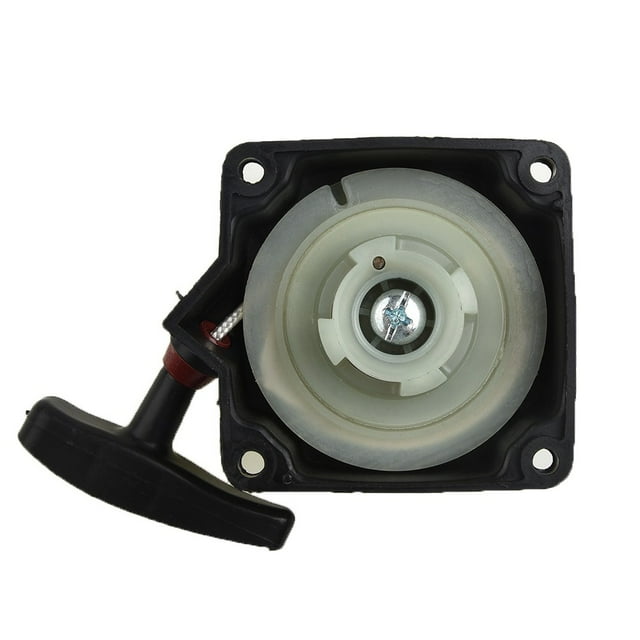 LEFU for Recoil Pull Start Starter Assembly 81x65x6mm Black Plastic Replacement Part for Various Brush Cutters Easy to Install for Durable Construction Lightweight Design