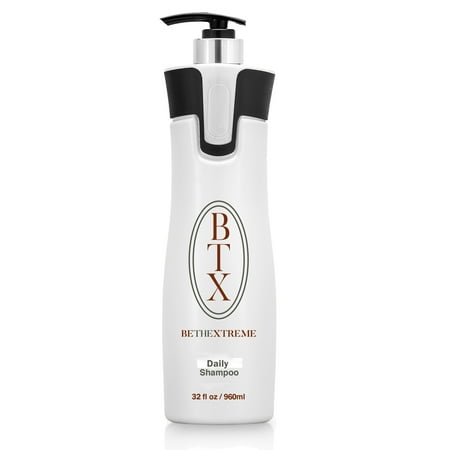 Keratin Cure BTX Sulfate Free Shampoo - Best for Damaged, Dry, Curly or Frizzy Hair - Thickening for Fine/Thin Hair, Safe for Color-Treated, Keratin