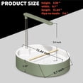 thumbnail image 2 of Parrot Shower, Parakeet Bird Bath For Cage Indoor, Parrot Bird Shower Budgie Bath Guard, Automatic Circulating Water Bathtub For Pet Bird, Lovebird, Cockatiel, Finches, Cockatoo, Conure Green, 2 of 8