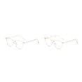 thumbnail image 3 of Sonducket Gafas antiluz para mujer, gafas cuadradas con bisagra de Metal, gafas ligeras resistentes al desgaste para ordenador, gafas ópticas Type5 NO5, 3 of 6