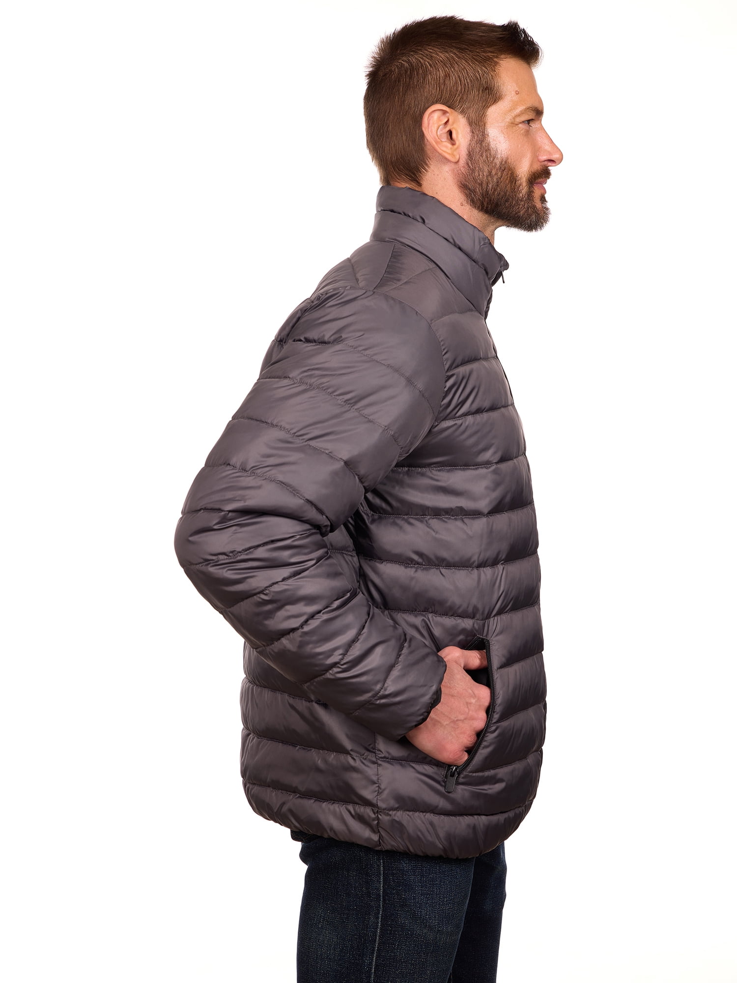 Big Chill Men’s Midweight Quilted Puffer Jacket, Sizes M-XXL