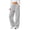 002-Gray, variant on Diufon Women's Wide Leg Sweatpants Scalloped Hem Fall Trendy Drawstring Baggy Sweat Pants Workout Joggers with Pockets