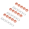 thumbnail image 2 of 500 juegos de ojales de 8 mm Kit de ojales para prevención de óxido Kit de ojales de cuero de metal Kit de herramientas para reparar decoración naranja, 2 of 12