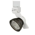 thumbnail image 1 of Benjara BM220695 12W Integrated LED Metal Track Fixture with Mesh Head, Brown & White, 1 of 5