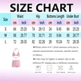 thumbnail image 3 of GEWSEY Women 2 Piece Bikini Shorts Set Y2k Halter String Triangle Bikini Top with Low Rise Swim Boyshorts Beachwear Watermelon Red for Size M, 3 of 9