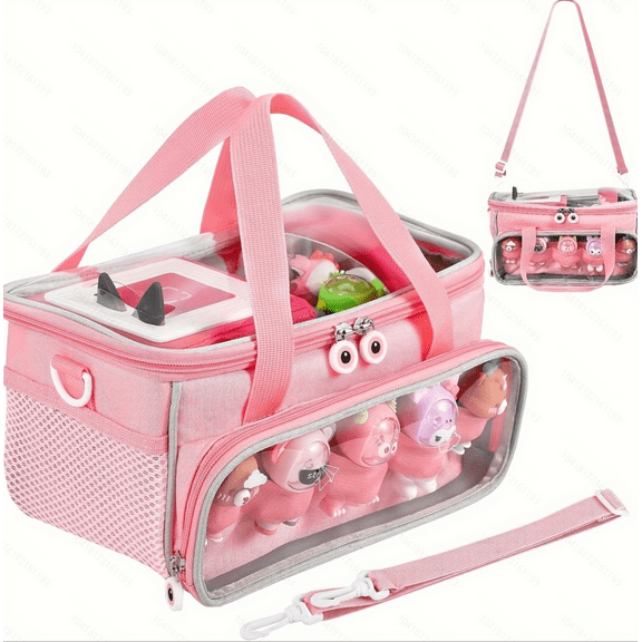 Carrying Case for Toniebox, Storage Carrier Bag for Tonie Characters with Shoulder Strap and Handle