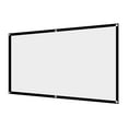 thumbnail image 1 of pitrice 1pc Portable Foldable Non-crease White Projector Curtain Projection Screen 16:9 (60inch), 1 of 7