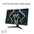 thumbnail image 2 of Monitor ASUS TUF Gaming 23,8” 1080P (VG247Q1A) - Full HD, 165 Hz (admite 144 Hz), 1 ms, desenfoque de movimiento extremadamente bajo, sincronización adaptativa, FreeSync Premium, Shadow Boost, parlant, 2 of 5