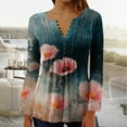 thumbnail image 2 of Long Sleeve Blouses for Women Spring Plus Size Womens T Shirts Fitted Pullover Womens Tops Shirts My Items, 2 of 5