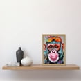 thumbnail image 2 of Chimpanzee Monkey With Sunglasses Graffiti Pop Art Artwork Framed Wall Art Print A4, 2 of 4