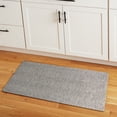 thumbnail image 2 of TOWN & COUNTRY BASICS Pax Herringbone Textured Solid Everwash® Washable Area Rug, Low Pile, Non-Slip Backing, Easy Clean Pet & Family Friendly Rug, Grey, 1'11"x2'11", 2 of 13