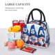 thumbnail image 5 of Disketp Cute Gnomes in USA Bolsa Térmica para Almuerzo, Lonchera con Abertura Amplia y Gran Capacidad, Organizador Reutilizable para Mujeres, Hombres y Adultos, 5 of 6