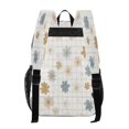 thumbnail image 3 of PVC Transparent Backpacks Clear Backpack for Travel and Outings Delicate Pastel Flowers Pattern, 3 of 7