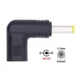 thumbnail image 5 of FVH USB 3.1 Type C USB-C Female to DC 12V 4.0x1.7mm Plug Adapter PD Emulator Trigger 90 Degree Angled, 5 of 7