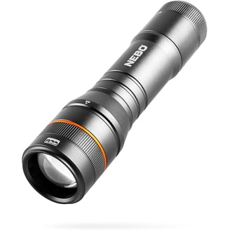 750 lumen rechargeable flashlight Duracell DF750 with lumens Duracell-lights while the precision LPE optics deliver a smooth beam that shifts seamlessly from wide flood to focused spot 750 Lumen Waterproof Tactical LED