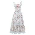 thumbnail image 4 of [Officially Licensed] Strawberry Shortcake Midi Dress for Women Prom Dresses, S, 4 of 11