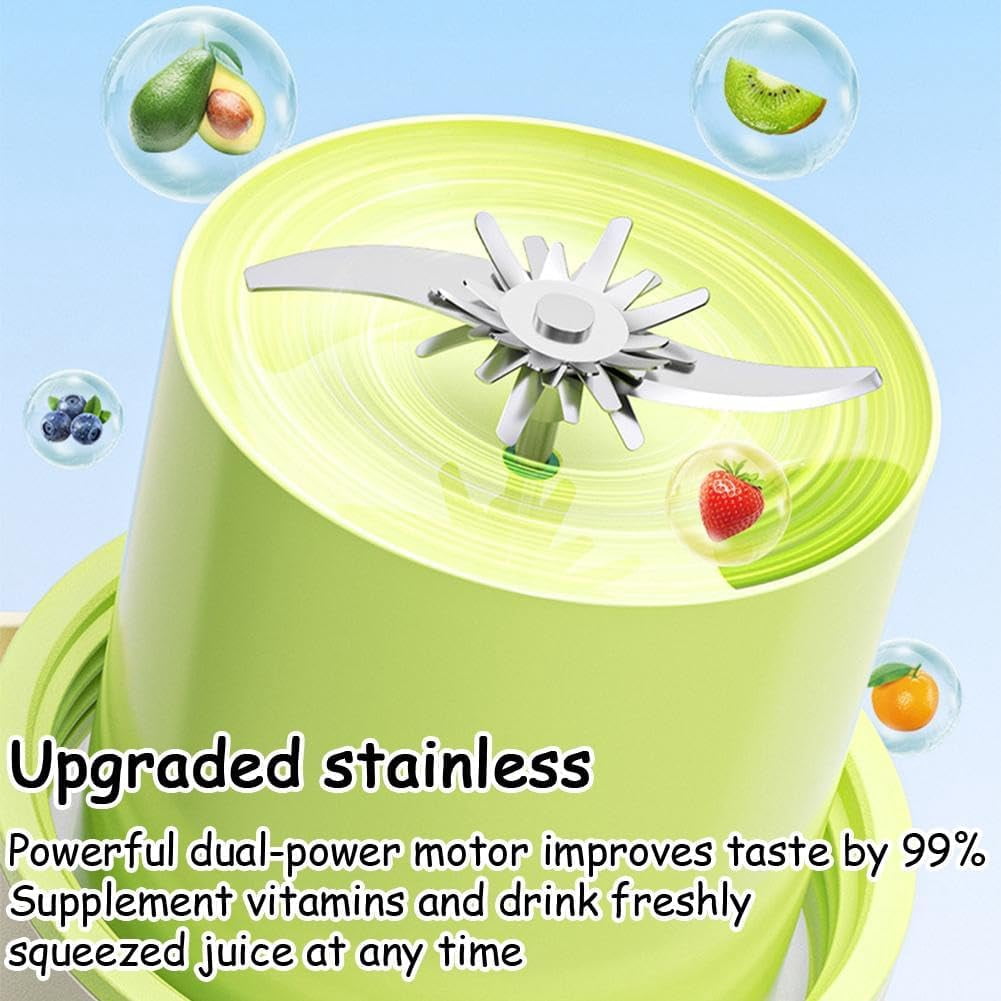 Portable Blender 24oz USB Rechargeable for Shakes Smoothies BPA Free