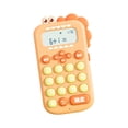 thumbnail image 4 of Calculadora de dinosaurios, calculadora de escritorio para oficina, material didáctico, aprendizaje inteligente. Naranja, 4 of 9