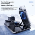 thumbnail image 2 of VIPQV Wireless Charging Station with Speakers and Night Light, 15W Magnetic Charger for iPhone 17 16 15 14 13 12 11, iWatch Series & Airpods 4/3/2/Pro, 2 of 7