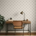 thumbnail image 3 of S4Sassy Modern Polka Dotted Diamond Wallpaper- White Bohemian Wall Covering, 25" X 60" Self-Adhesive Vinyl Walls Paper, Decorative Wallwrap, Easy Diy Walls Covering For Bedroom, Living Space, 3 of 9