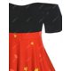 thumbnail image 3 of Más el tamaño de Halloween Velour del hombro vestido Rosegal Vestidos casuales de talla grande, 3 of 5